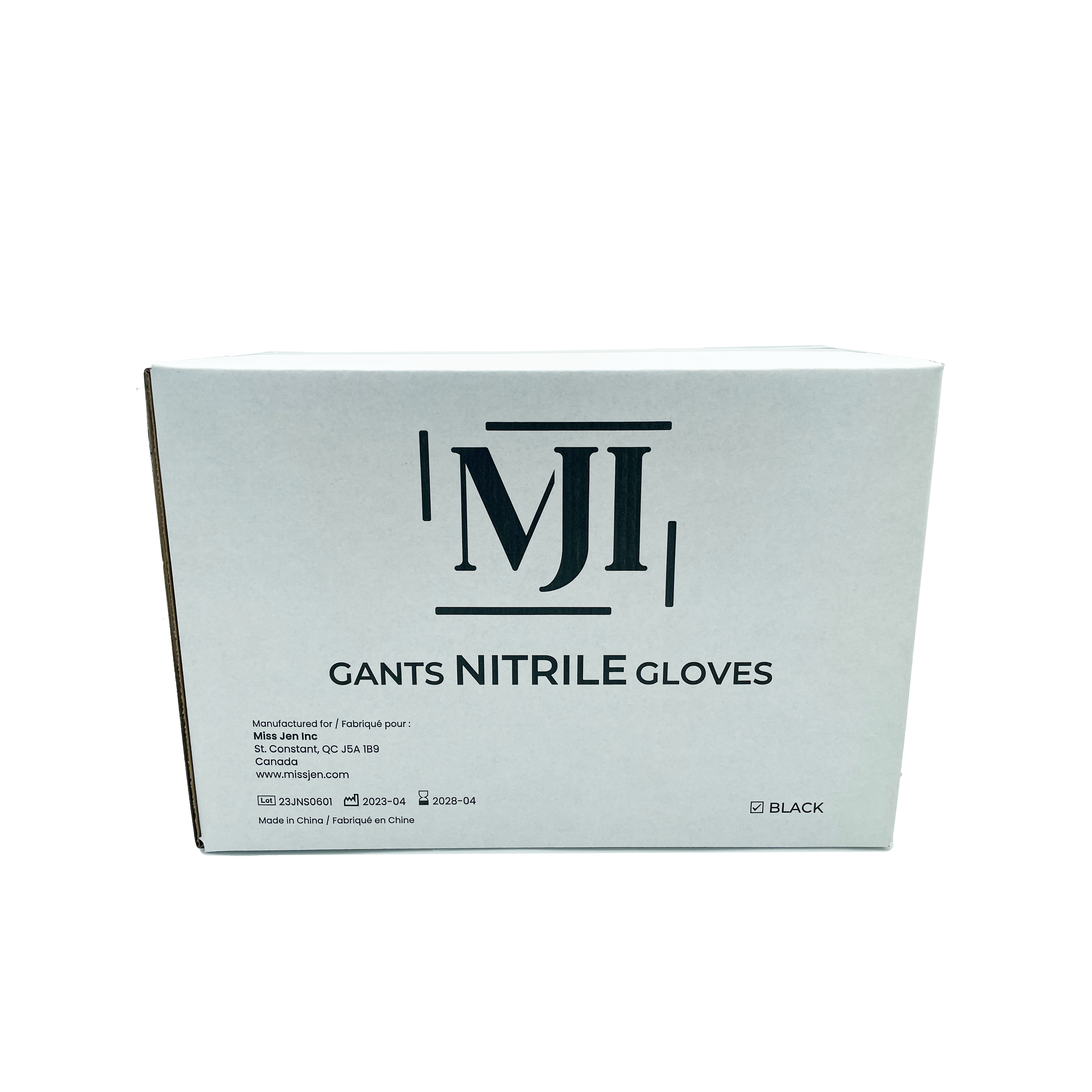 Gants en nitrile 10 boîtes X 100 pcs